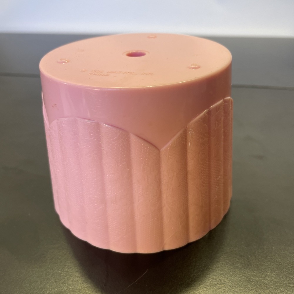 Vintage BARBIE Stand: Base Only Pink Round 1994